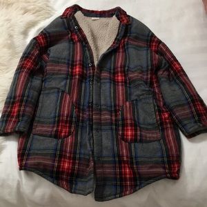 Zara Plaid Coat